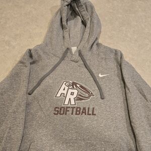 Anoka Ramsey Tornadoes Softball Nike Gray Hoodie XXL